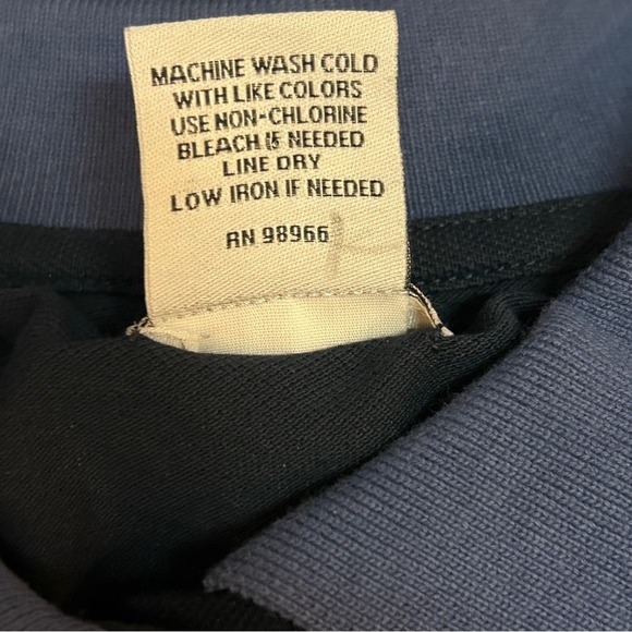 Gifted!  Monroe & Main Polo Dress Collared Navy Casual Short Sleeve Knee Length - Picture 13 of 15